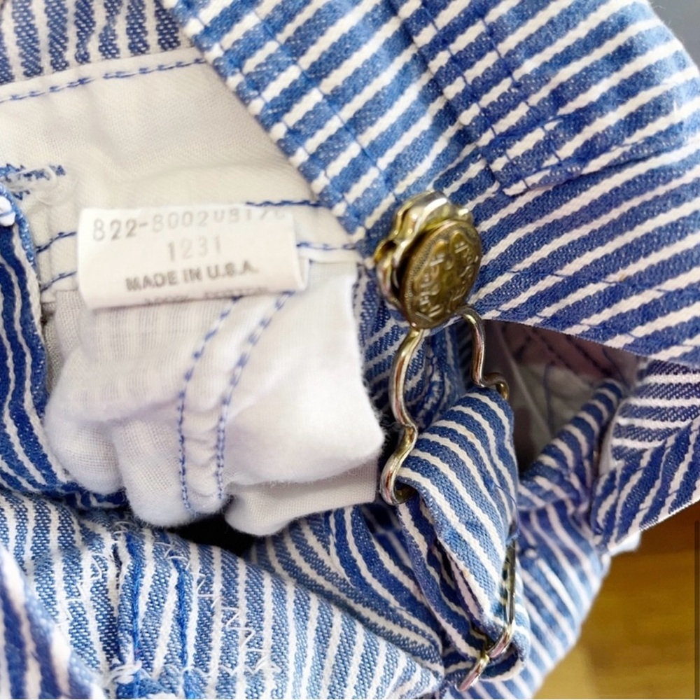 Oshkosh B'Gosh VINTAGE 90s VESTBAK STRIPPED
OVERALL 3/6 Months - Picture 7 of 9